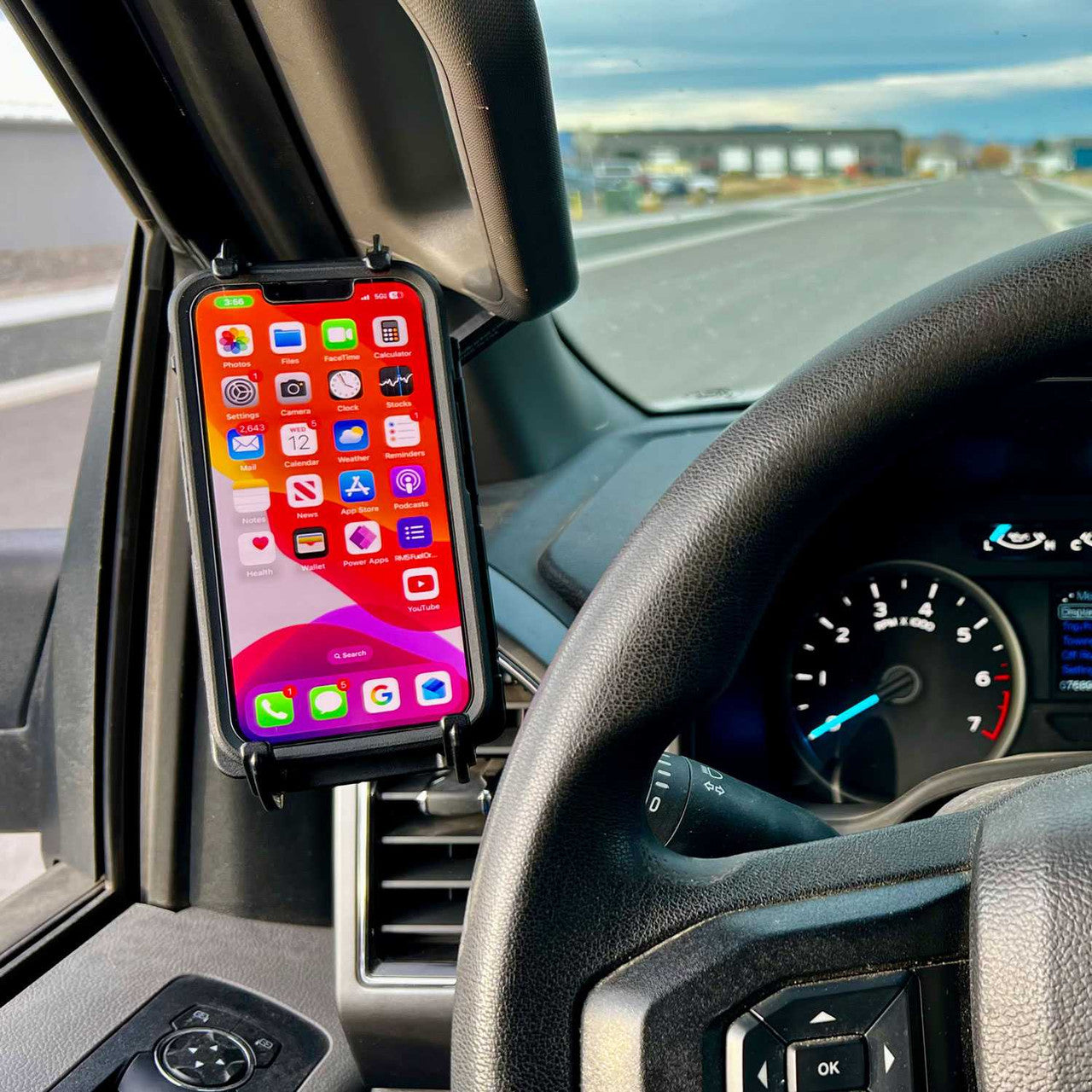 Grab Handle Phone Holder for Ford® Truck Cab 2015-2020