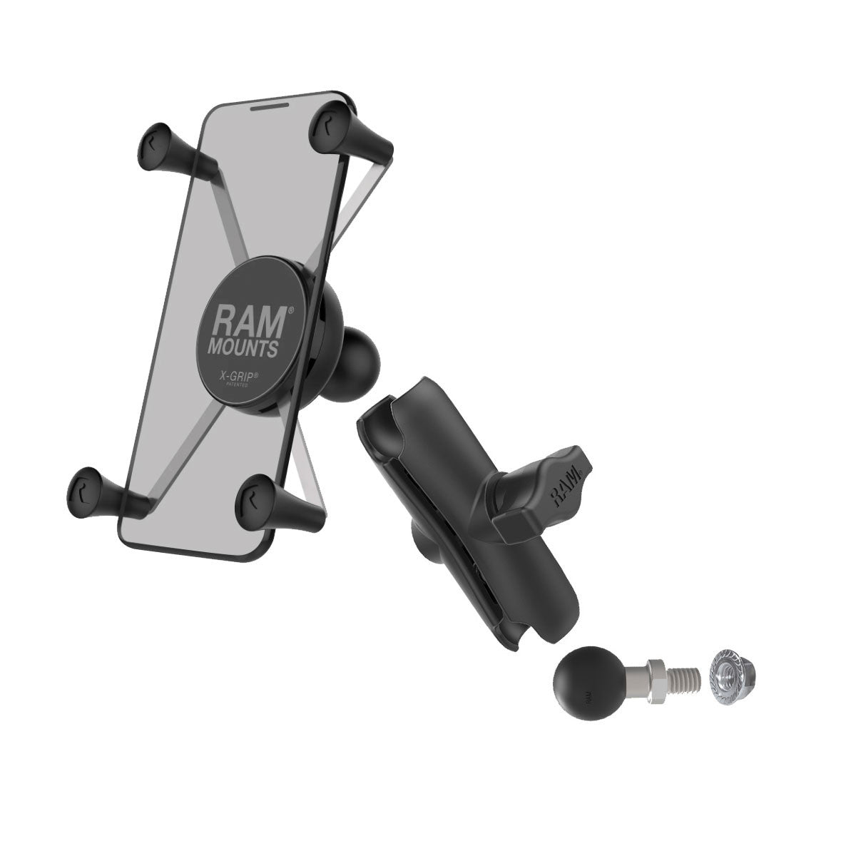 Large X-Grip - For phones with a width of 1.75" - 4.5" (Including Case) with a minimum height 5.5" - Max Depth of 0.875"