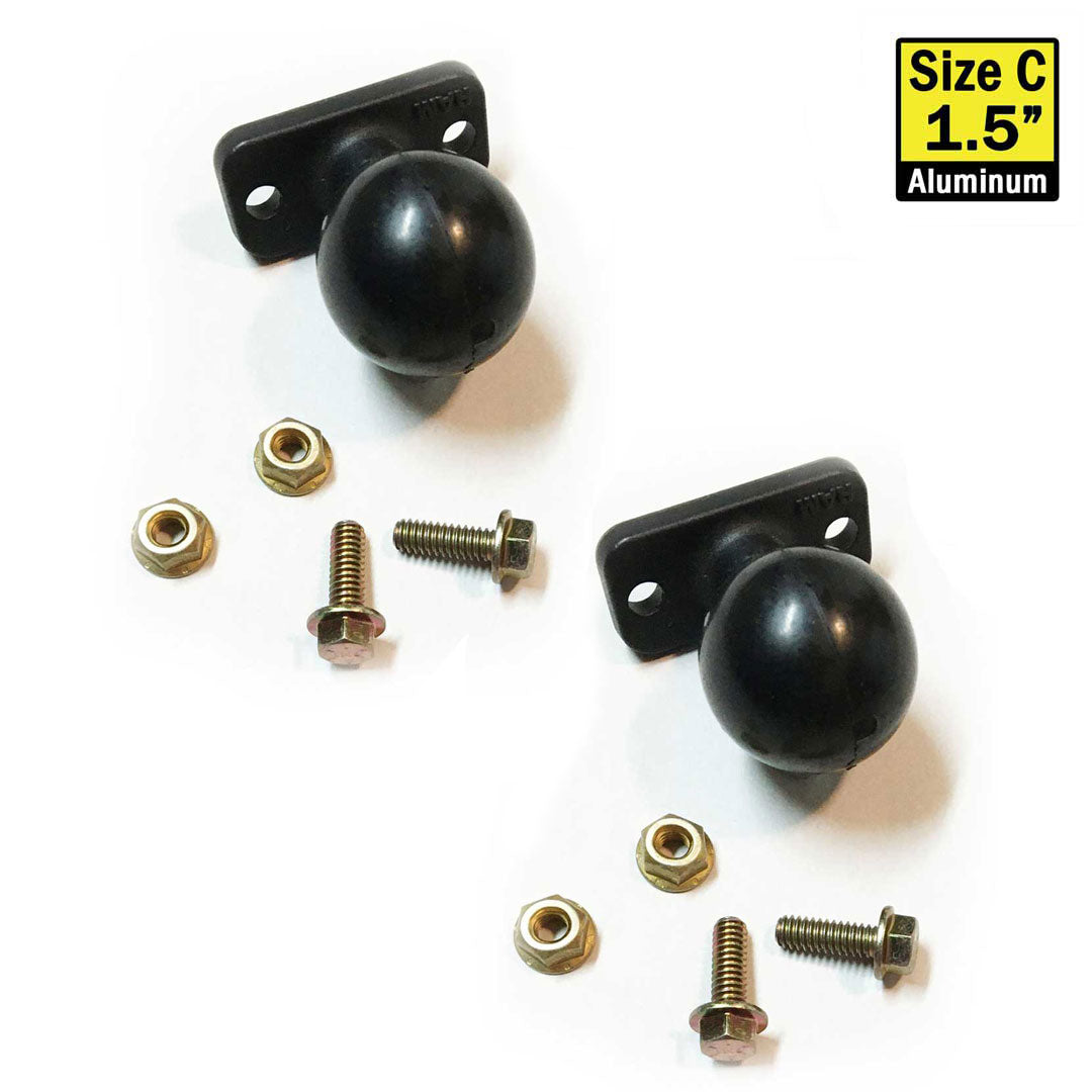 Two (2) Balls for Display Bracket's Hole-N-Slot Pattern - 1.5" C Size