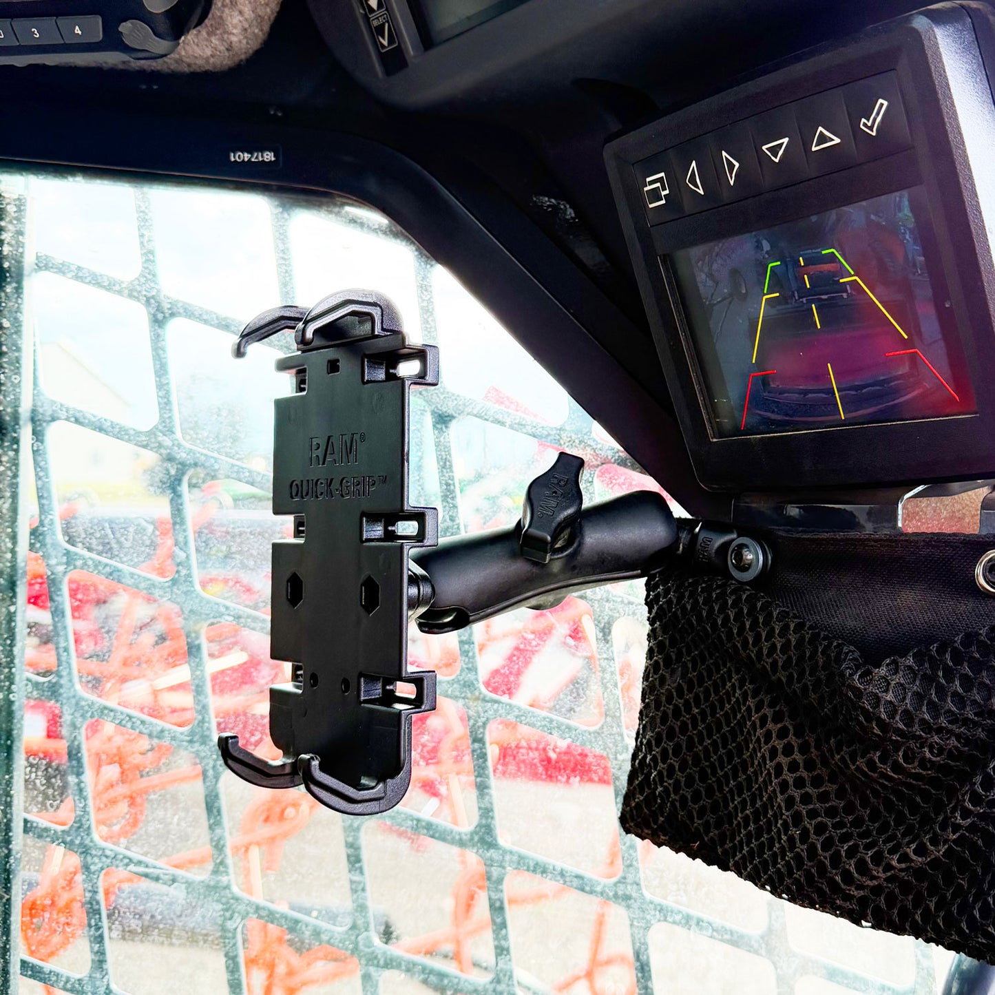 Phone holder Kit for John Deere Skid Steer
