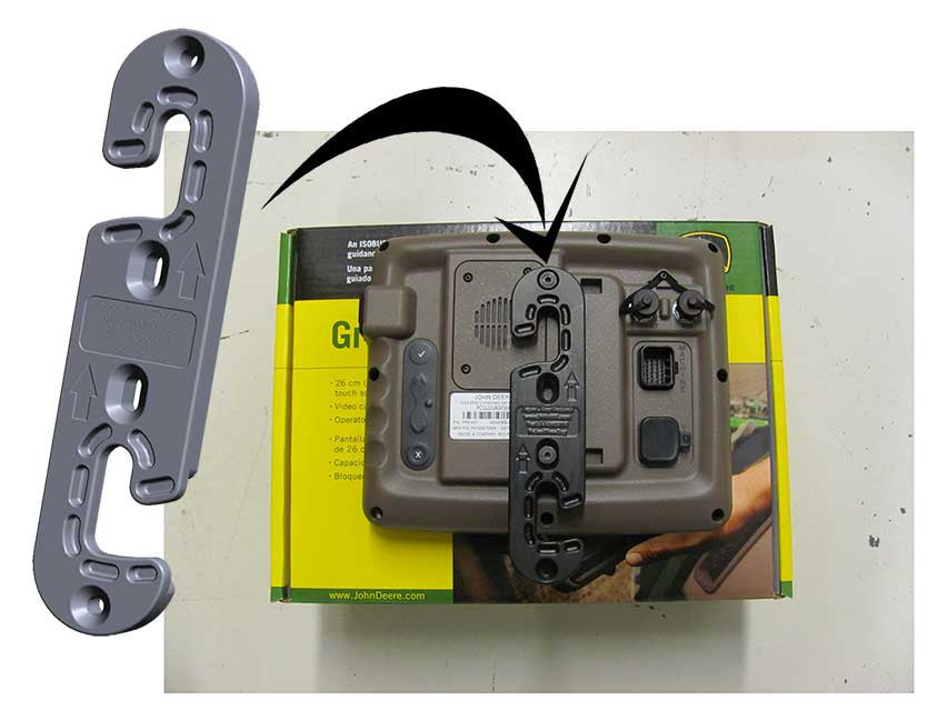 Quick Change Bracket for John Deere AMS/GPS Monitors