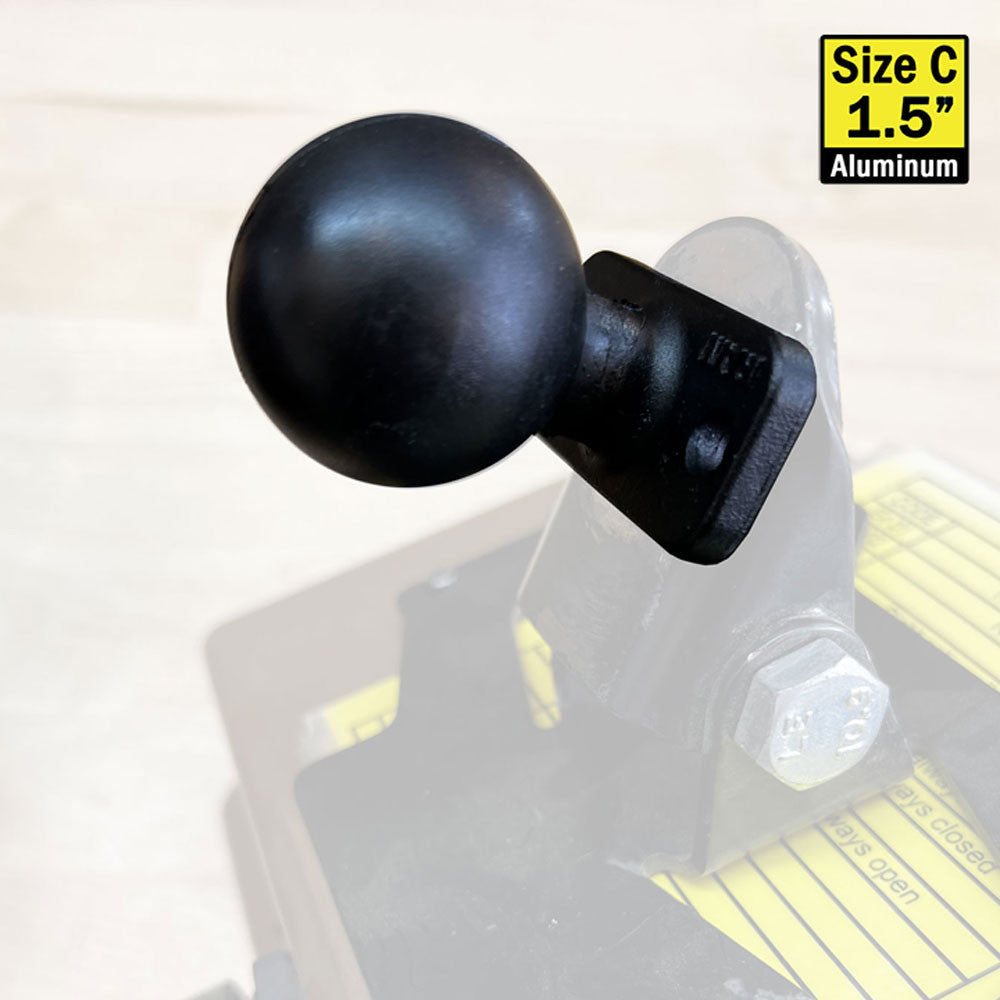 1.5" RAM Mount Ball for John Deere Round Baler Monitor