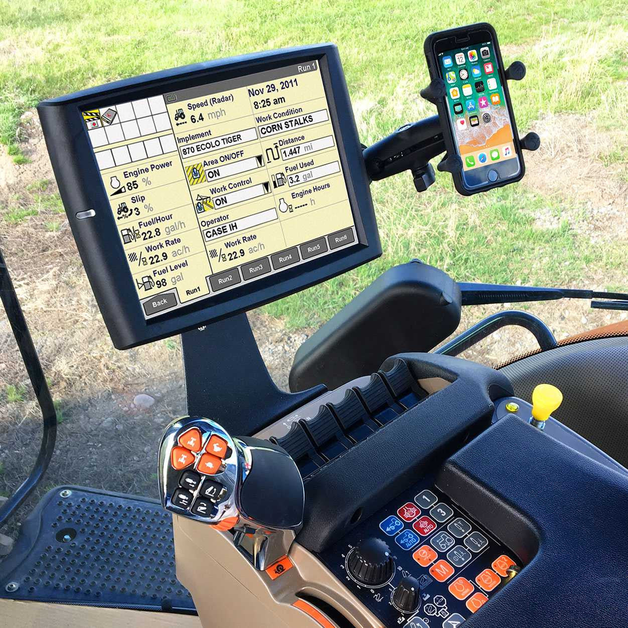 AFS Pro 700 Phone Holder Kit Case IH Monitor