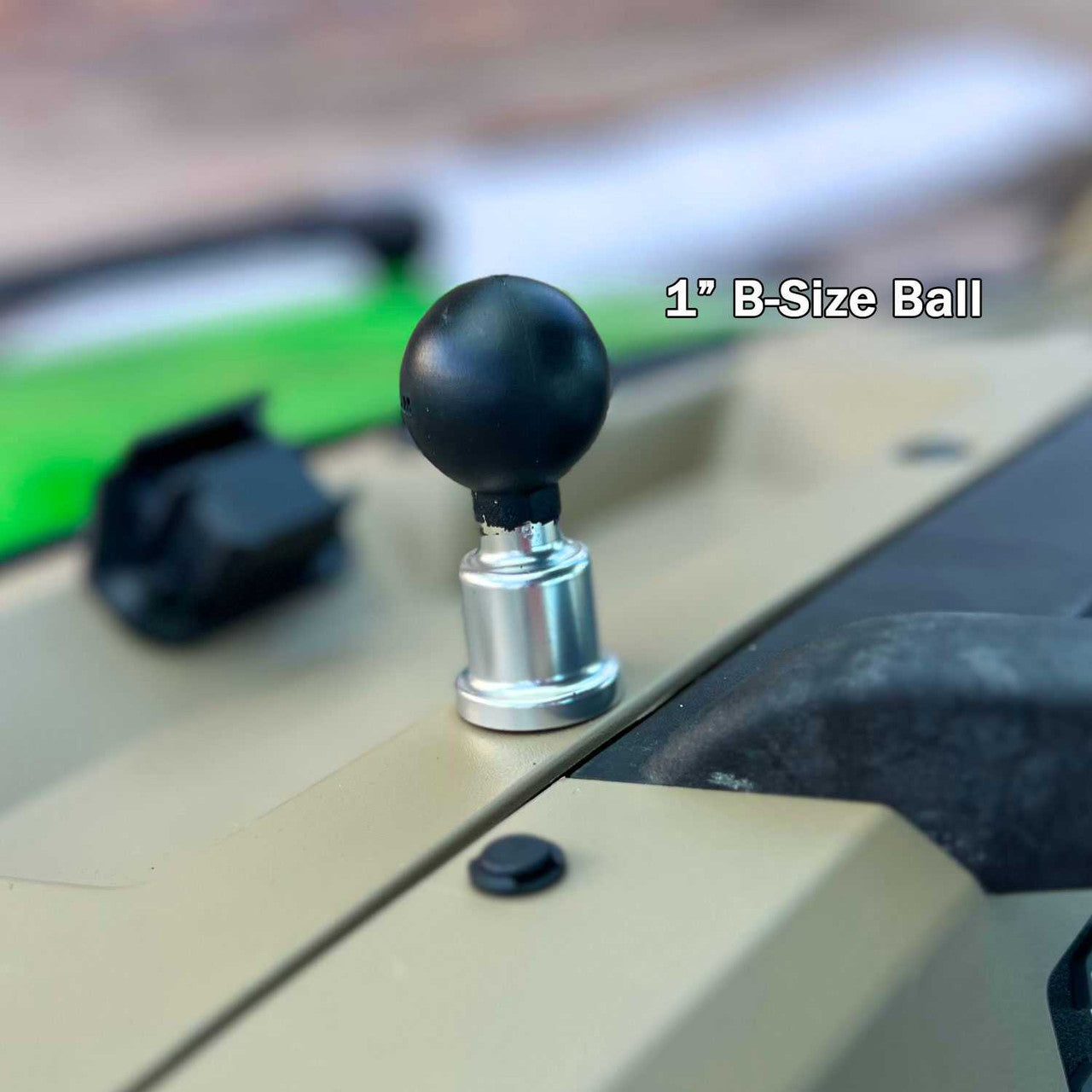 Copy of 1.5" C Size Ram Ball for GPS Monitor, Tablet or Phone Mount in a John Deere Gator XUV835M, XUV865M/R Can Replace BUC10175