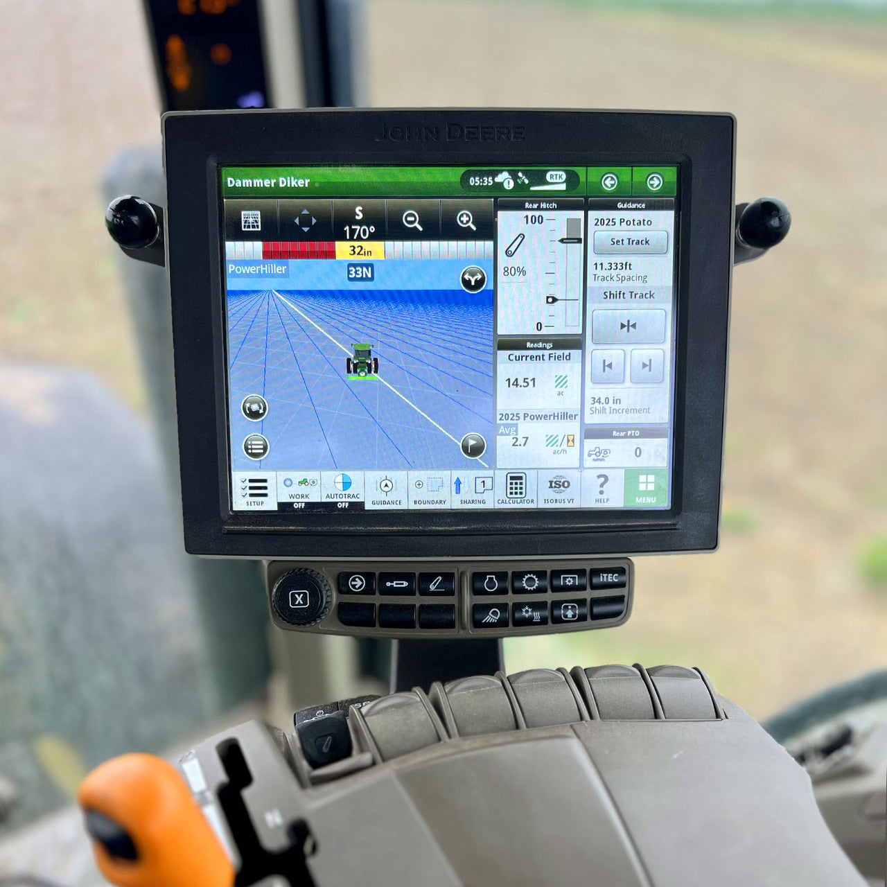 Double Side R-Series Gen 4 Phone Holder | John Deere Display