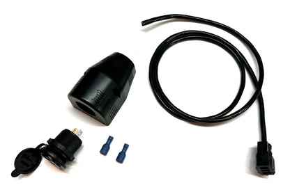 USB & USB-C Power Socket Kit with 3-Pin John Deere Harness
