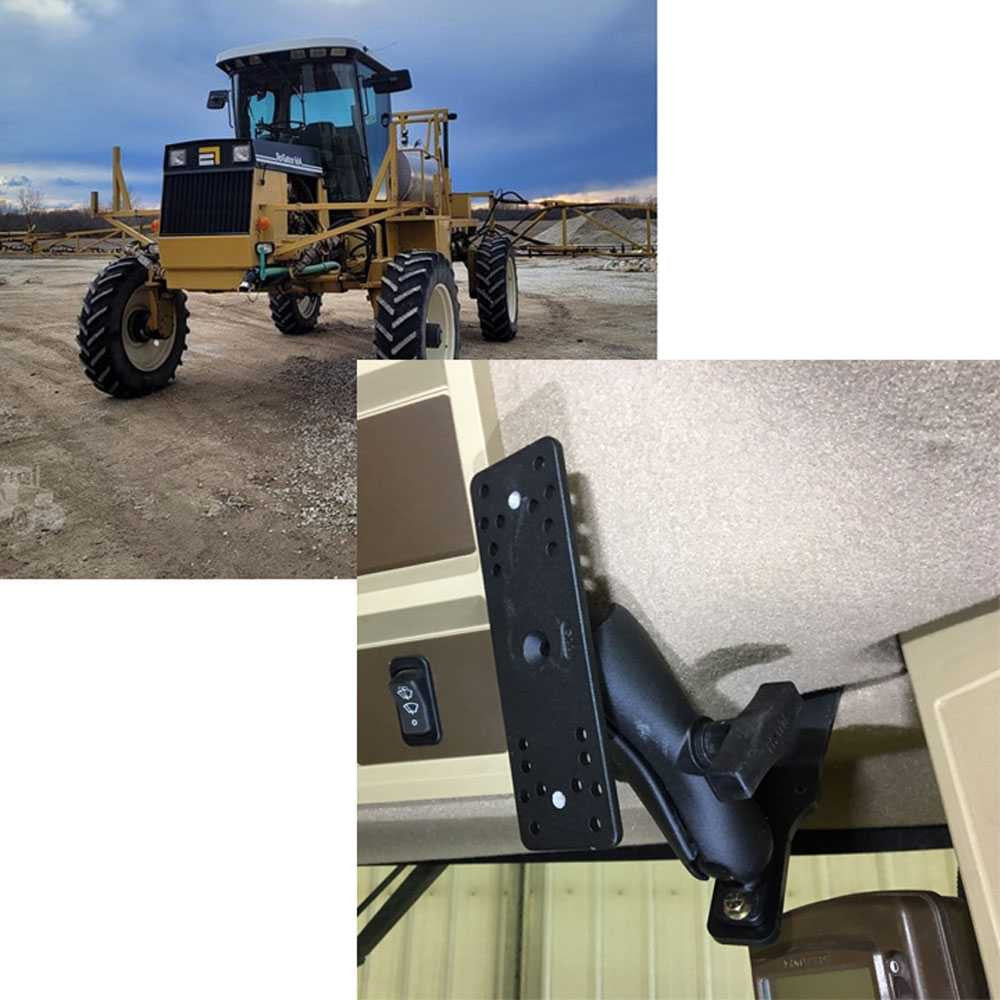 Monitor Bracket for ROGATOR with John Deere Combine Cab - Older Series
