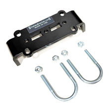 SMALL - Flat Surface Mount for Round Pipe in Equipment Cab
