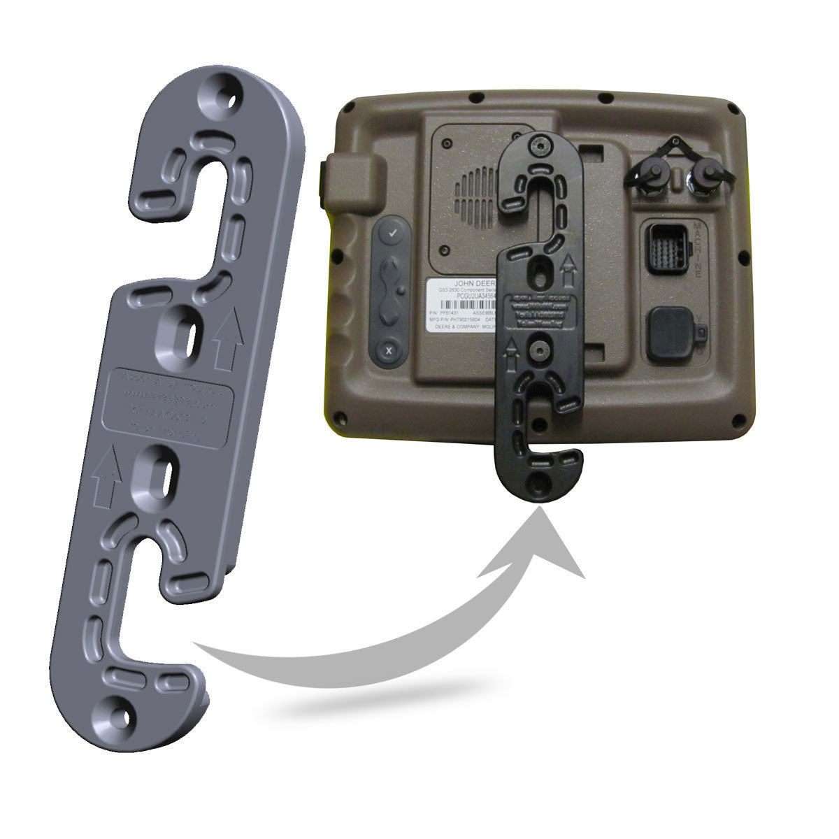 Starter Kit - Quick Change Bracket for John Deere GPS 2630 and 2600 2-Bolt Monitors - DB52732