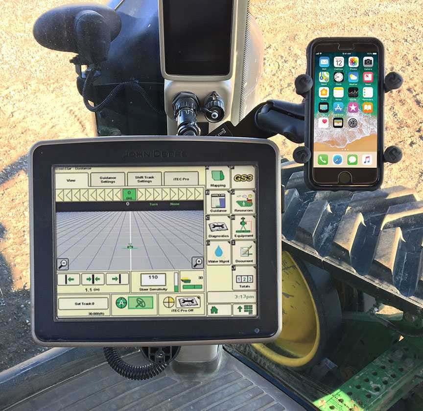 Phone Holder Kit For John Deere 2600 or 2630 Display