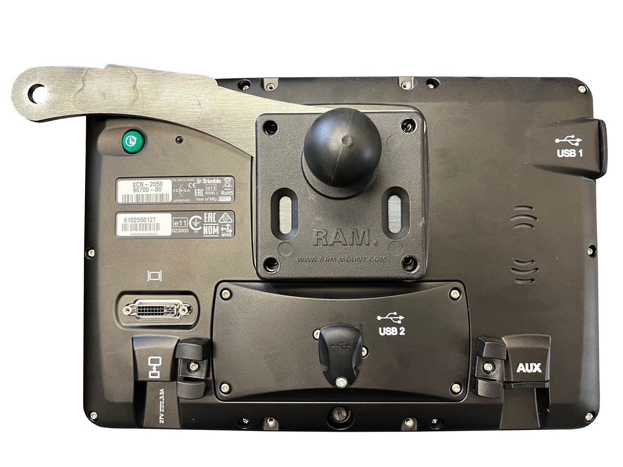 Phone holder kit for a Trimble 2050 Monitor or Raven Screen