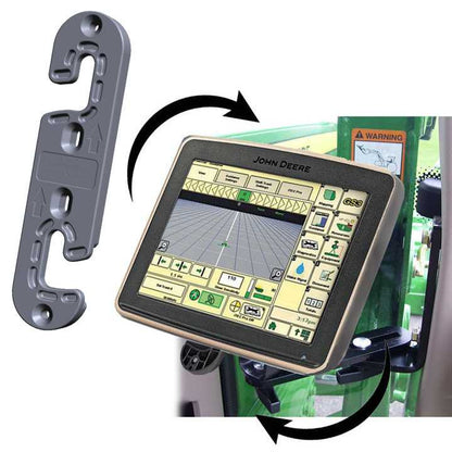Quick Change Bracket for John Deere GPS 2630 and 2600 2-Bolt Monitors