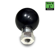 RAM Mount 1/4"-20 Female Threaded Hex Hole w/1" Ball