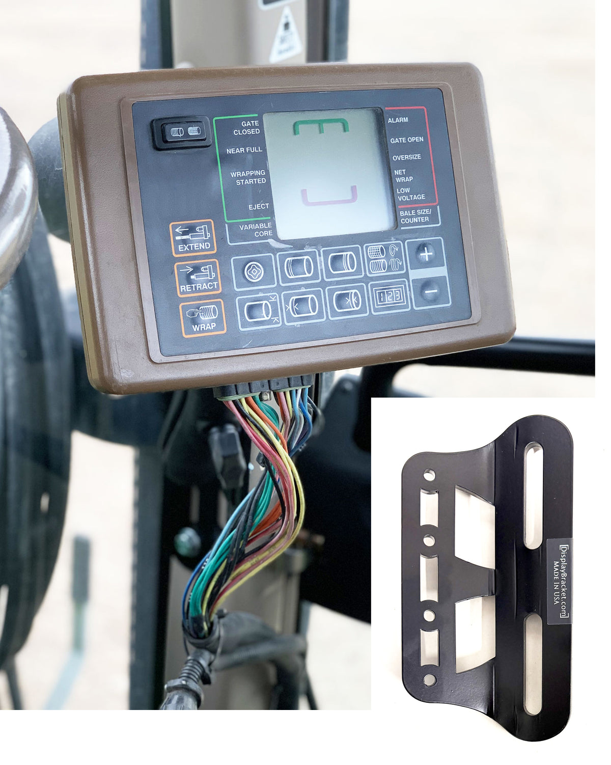 Corner Post Bracket Kit For John Deere Round Baler Monitor