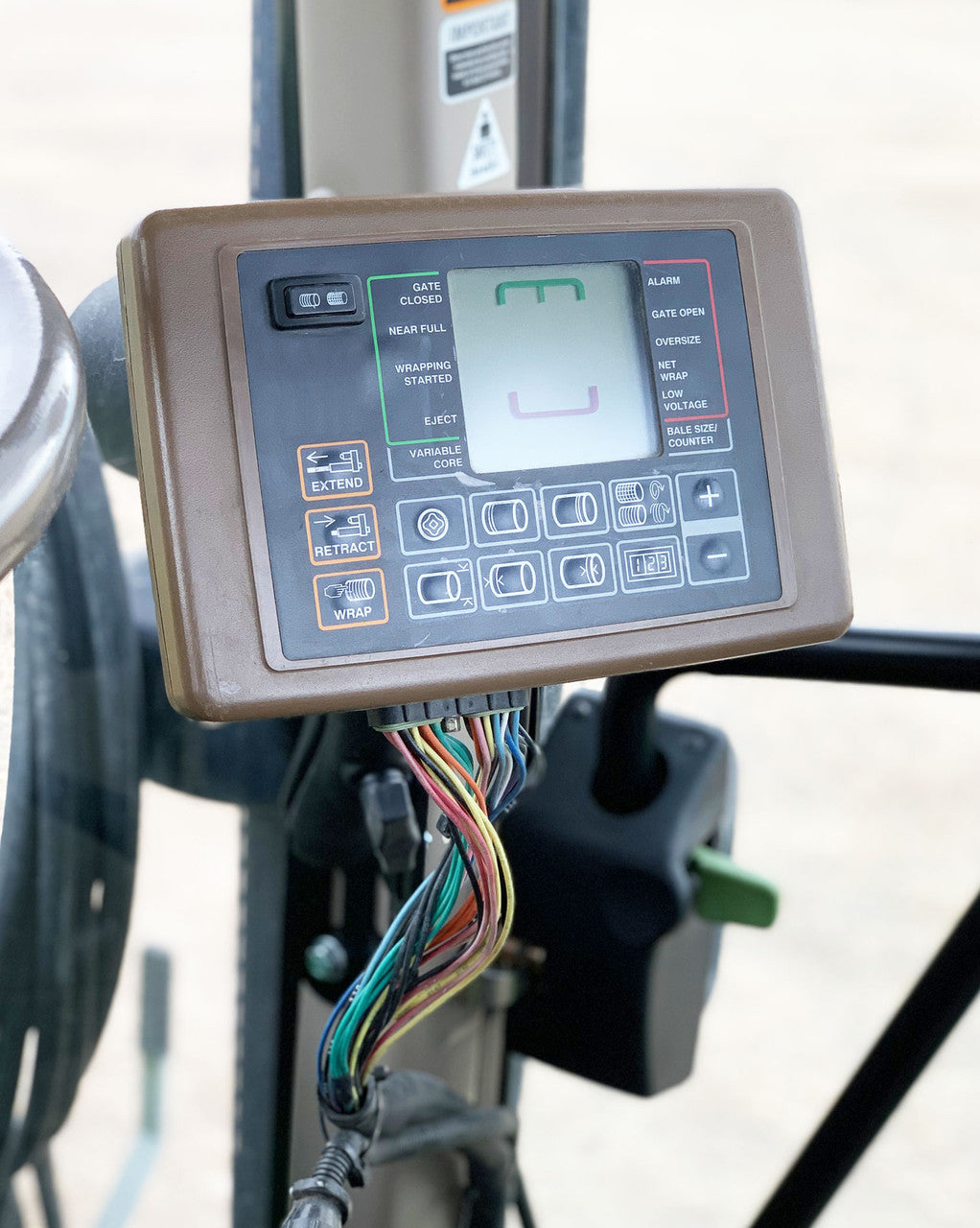 John Deere hay baler monitor bracket