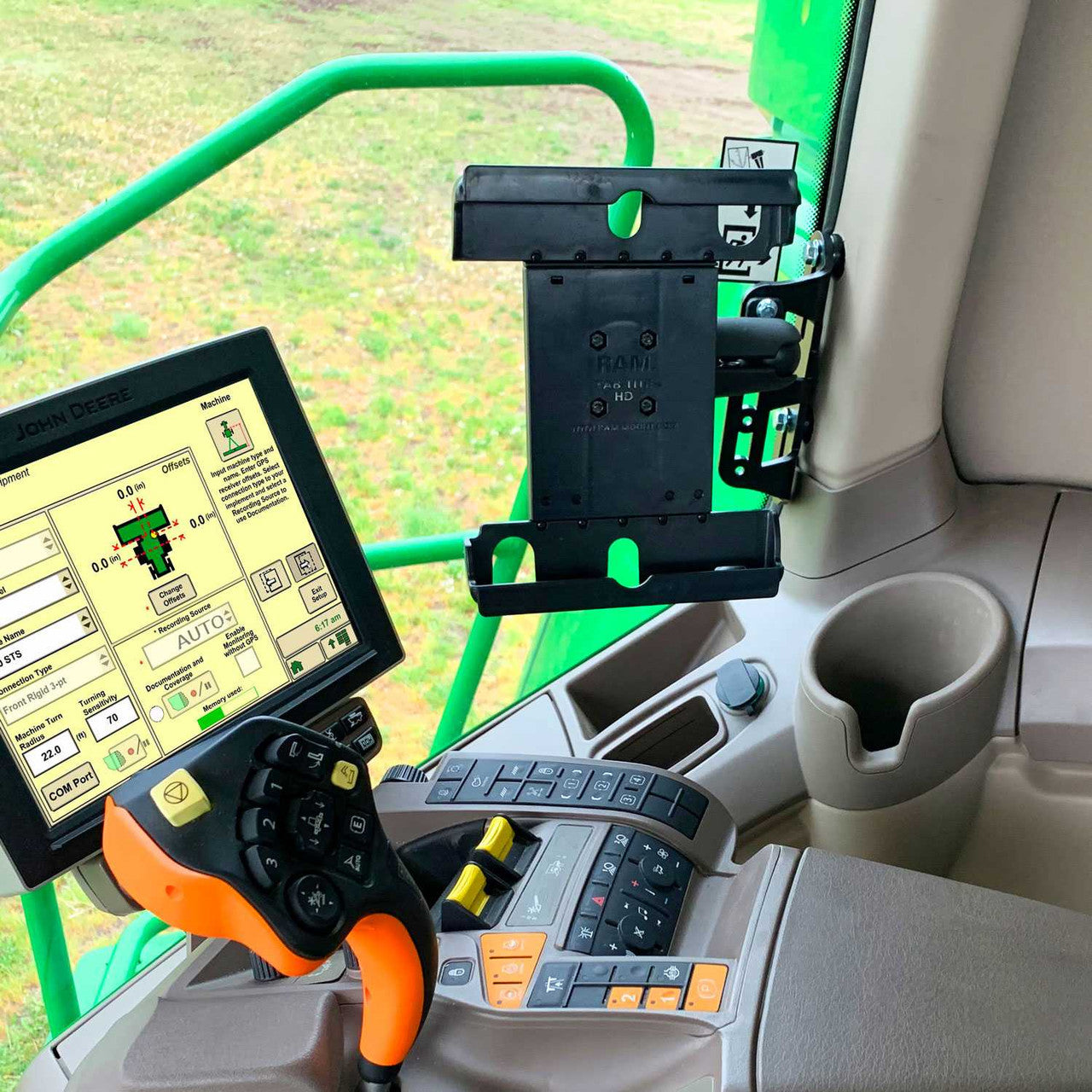 S-Series or X-Series Combine Cab REAR Monitor Bracket for Tablet and/or iPad - Replaces BXE10477