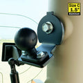 Single Bolt Mounting Plate with 1.5" C Size Ball