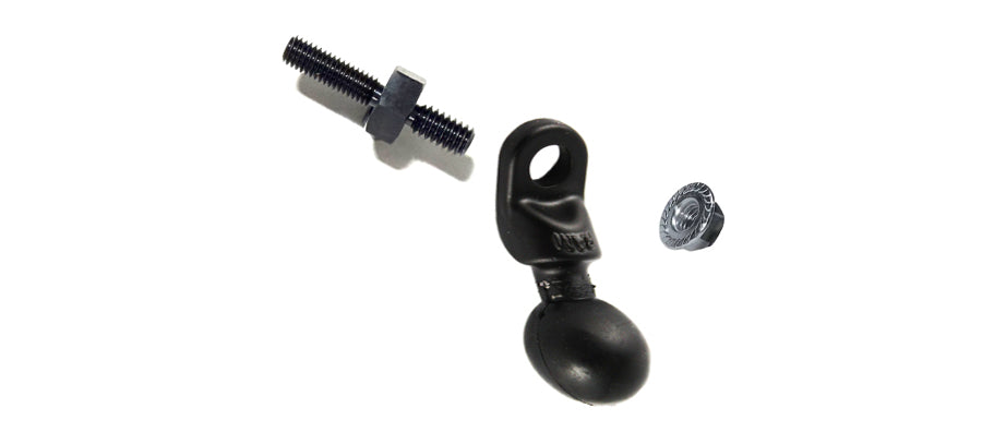 Base bracket with mounting hardware