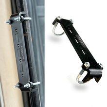 Flat Surface Mount for Round Pipe in Equipment Cab