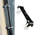 Flat Surface Mount for Round Pipe in Equipment Cab